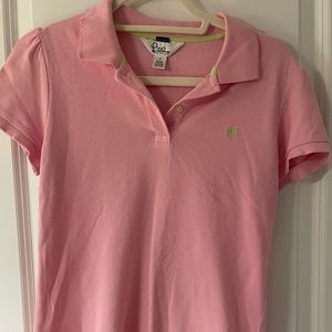 Lilly Pulitzer Baby Pink Polo Shirt